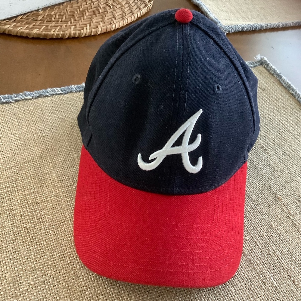 Atlanta Braves Navy & Red Baseball Cap
